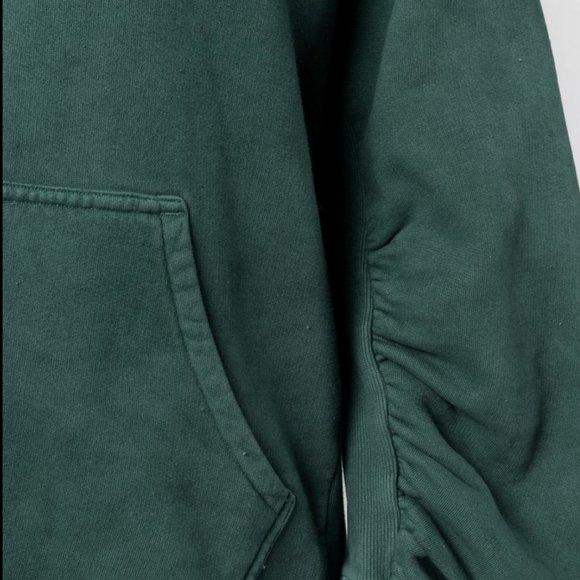 LEVI'S MADE AND CRAFTED LONG SLEEVE ARBOR GREEN OVERSIZED HOODIE - Picture 4 of 5